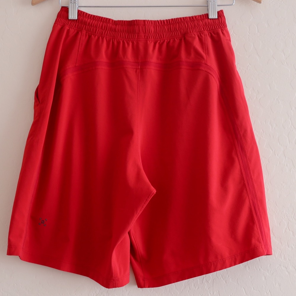 Lululemon Pace Breaker Linerless Shorts 9" Men's S Bold Red Athletic Gym Running